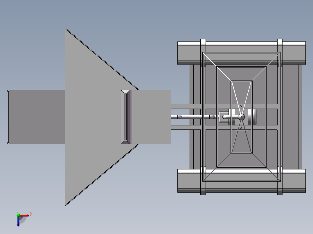河道水质净化修复设备俯视图