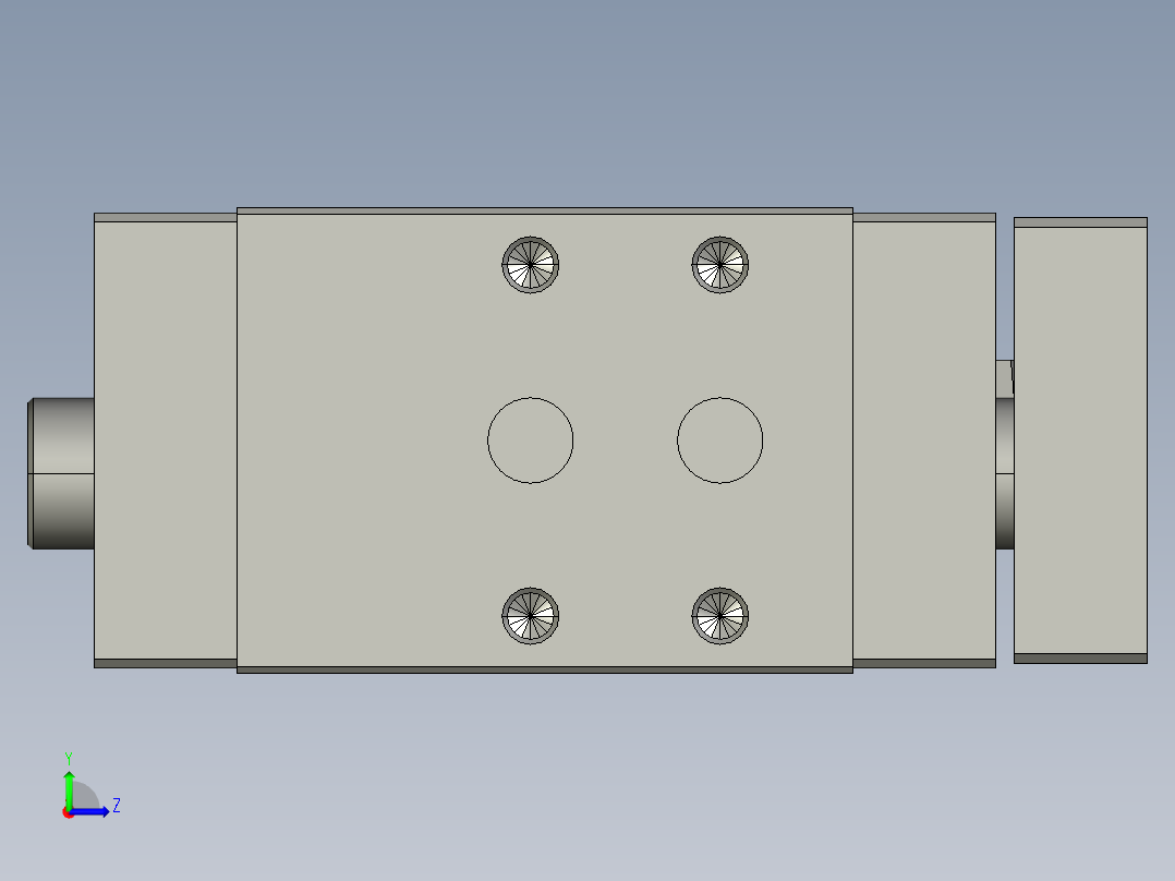 费斯托气缸532318_DFM_32_20_B_P_A_KF左视图
