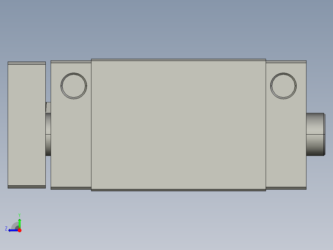 费斯托气缸532318_DFM_32_20_B_P_A_KF右视图
