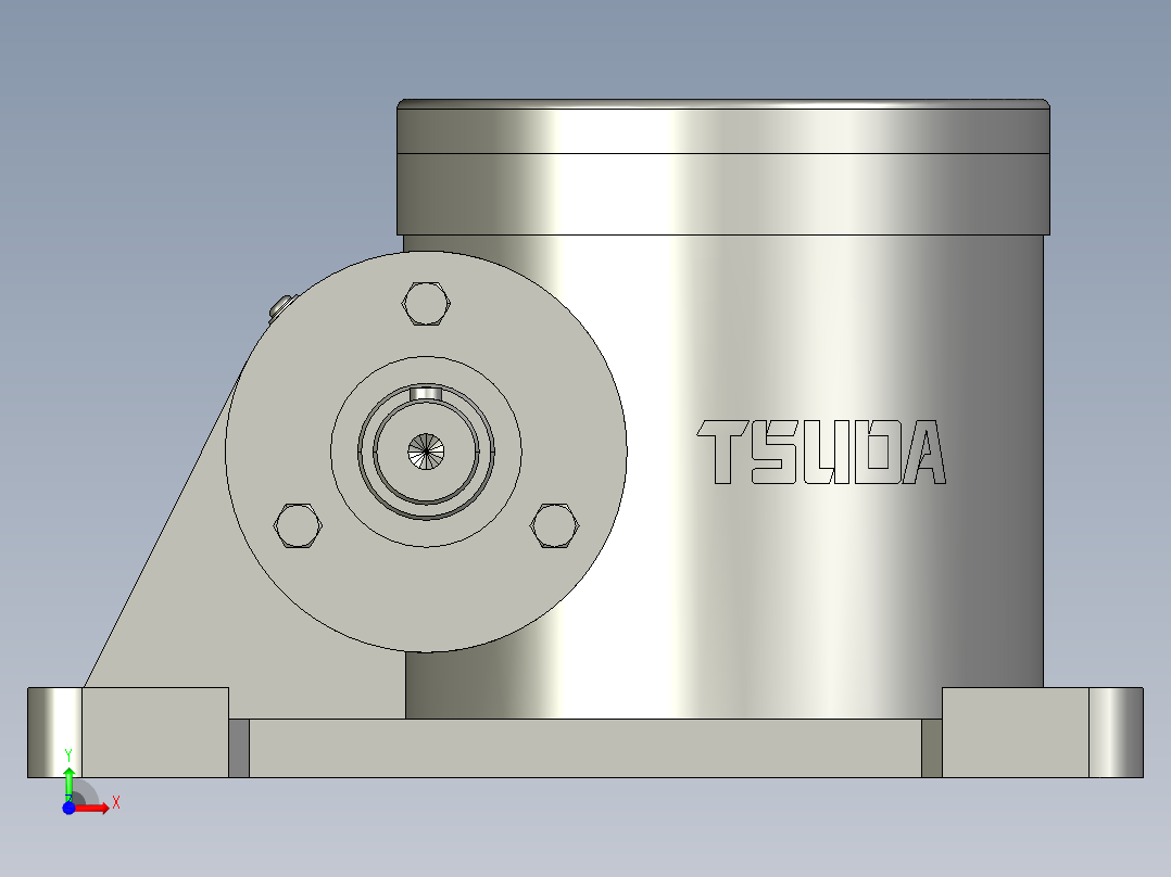 SWL5T蜗轮丝杆升降机前视图