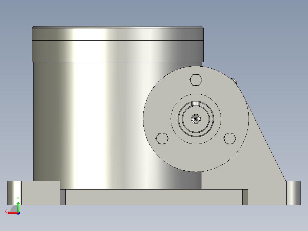 SWL5T蜗轮丝杆升降机后视图