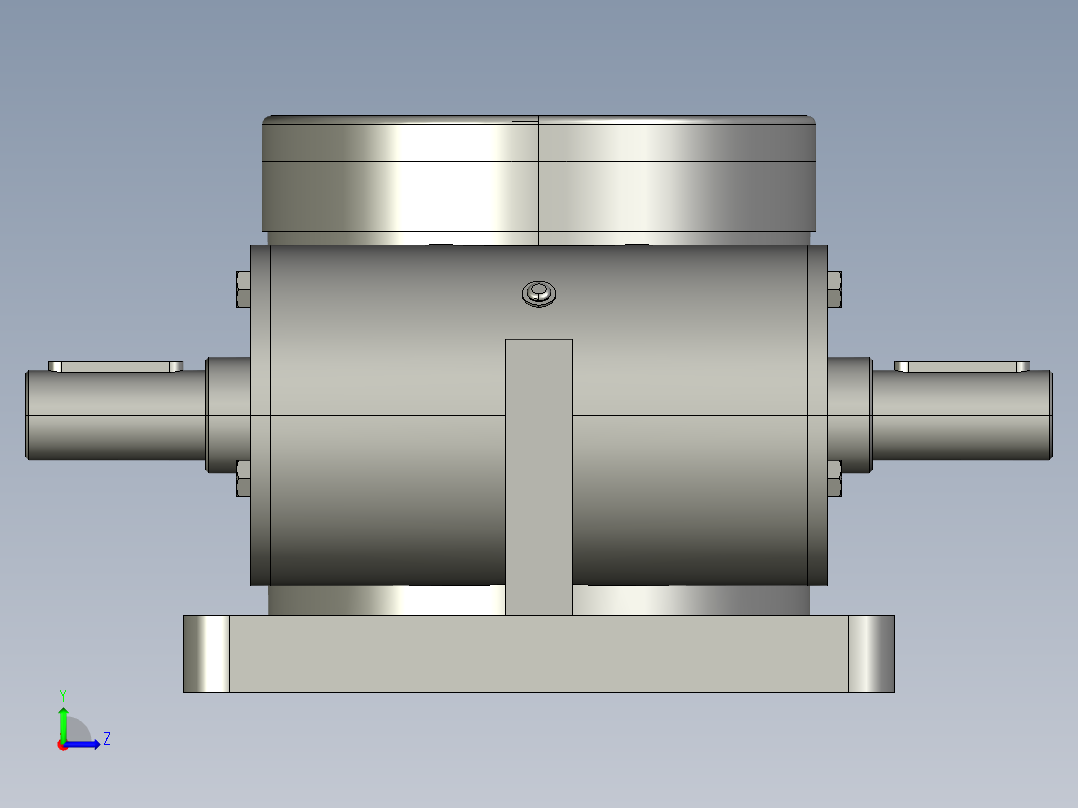 SWL5T蜗轮丝杆升降机左视图