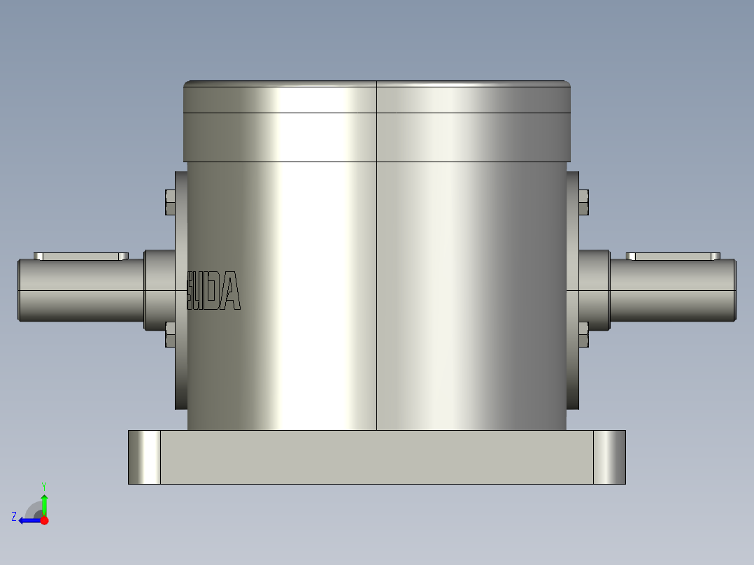 SWL5T蜗轮丝杆升降机右视图