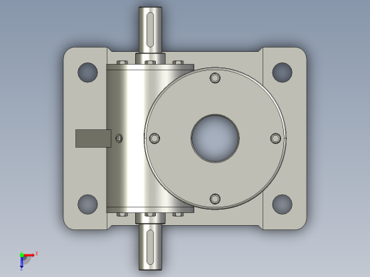 SWL5T蜗轮丝杆升降机俯视缩略图