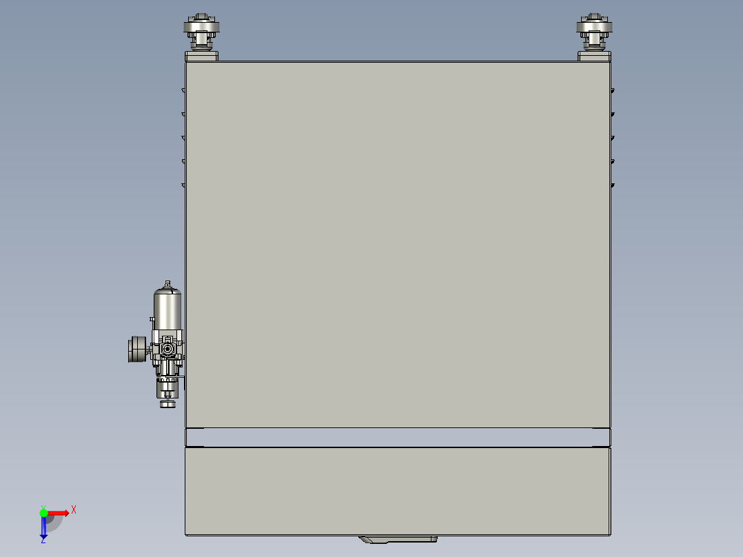 包装喷墨打标一体机俯视图