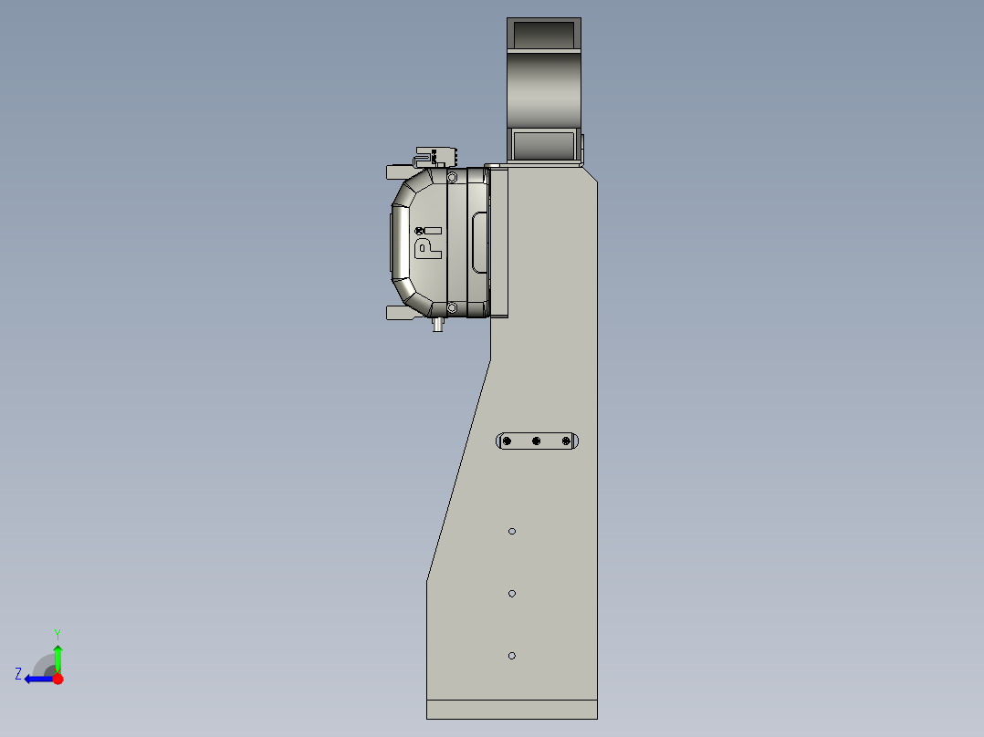 BLXDLDXA2103-04横移固定座组件OM右视图