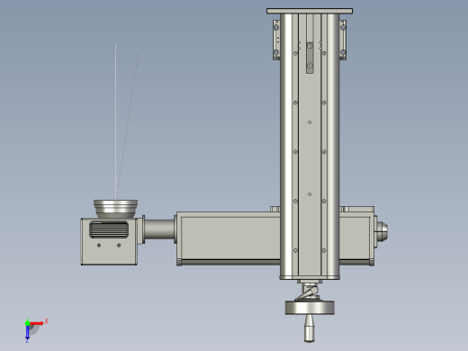 激光器+升降调节-装配体5反向俯视缩略图