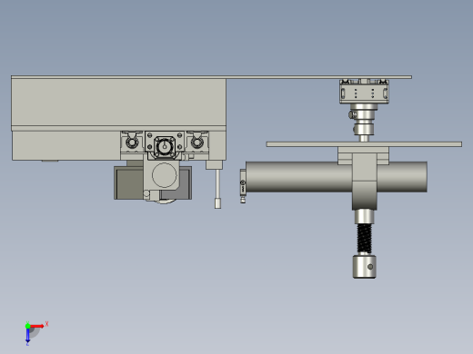 光学干涉仪试验装置波长测量俯视缩略图