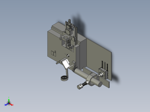 光学干涉仪试验装置波长测量正等轴测缩略图