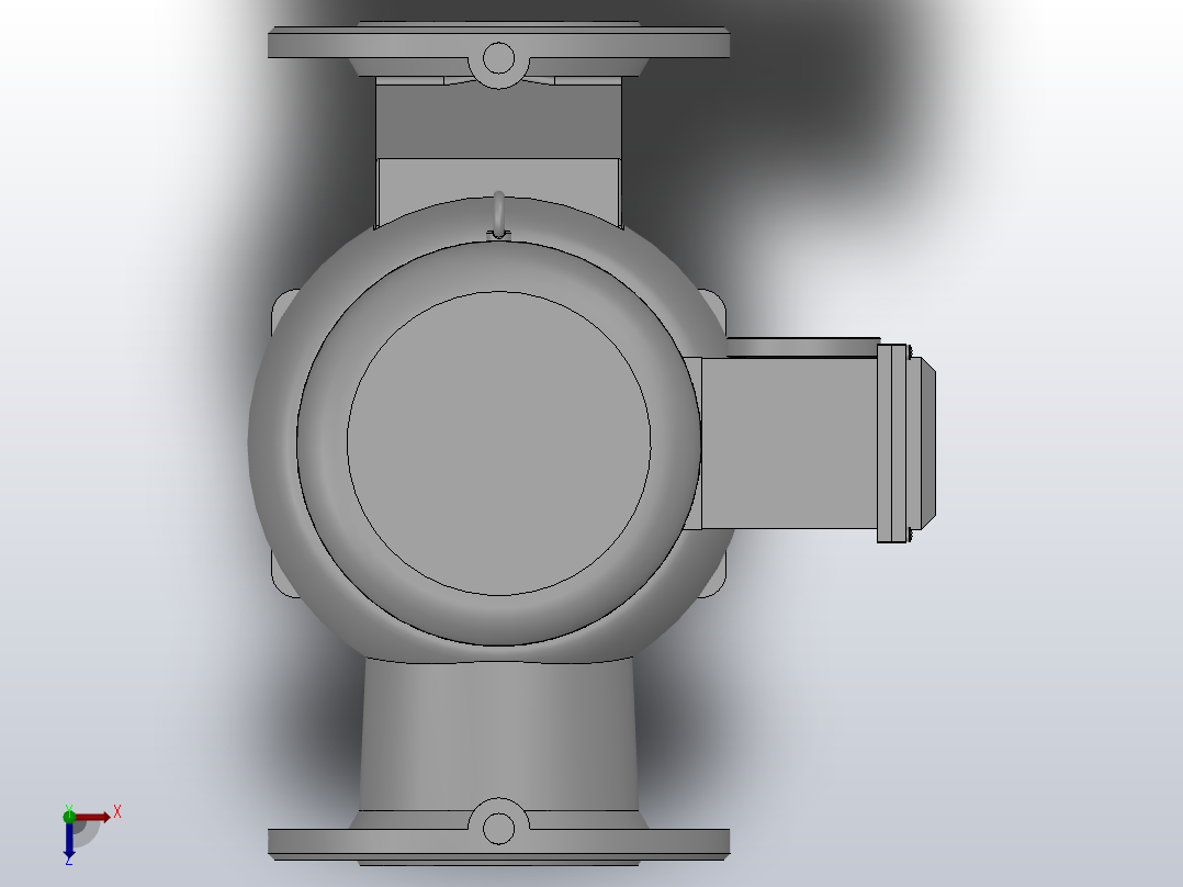 ISG╱IHG系列管道离心泵[ISG150-125]俯视图