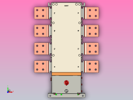 NH40-2000_4SZL 4P自动转换开关三维模型202011前视缩略图