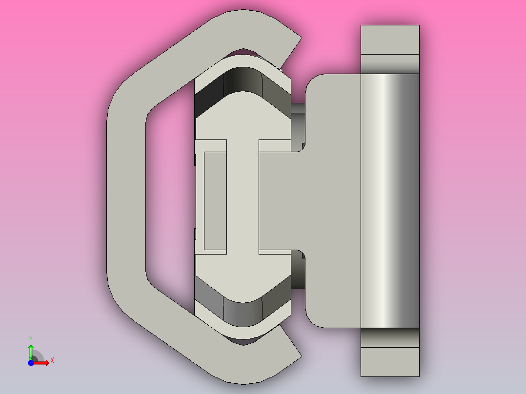 线性家具导轨ROLLON TEX20-160前视图