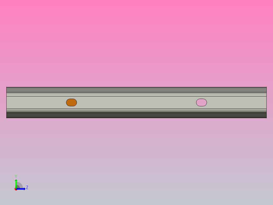 线性家具导轨ROLLON TEX20-160左视图