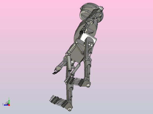 终结者机器人造型右视缩略图