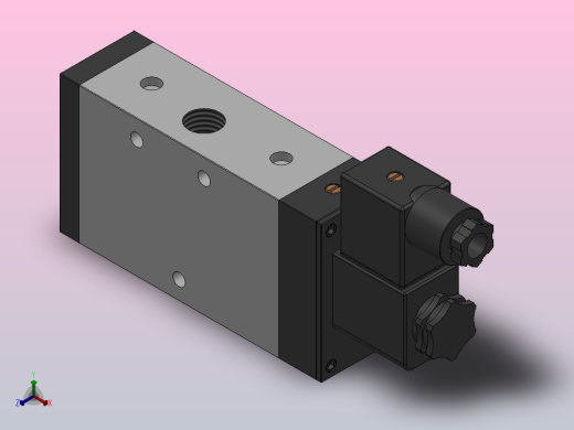 二位三通单电控换向阀[XQ230840]