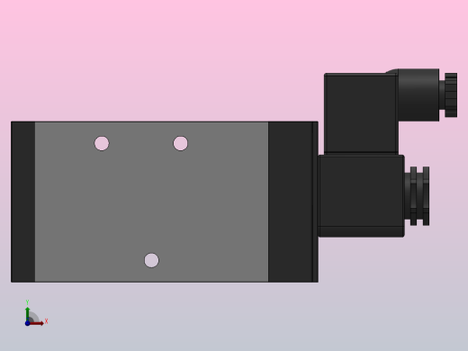二位三通单电控换向阀[XQ230840]前视缩略图