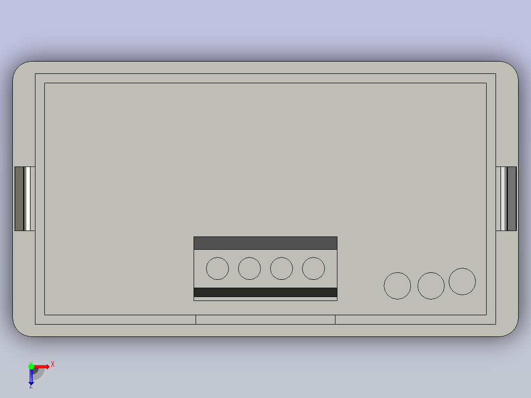 A0004750-LCD面板电压表 DC 200mV俯视图