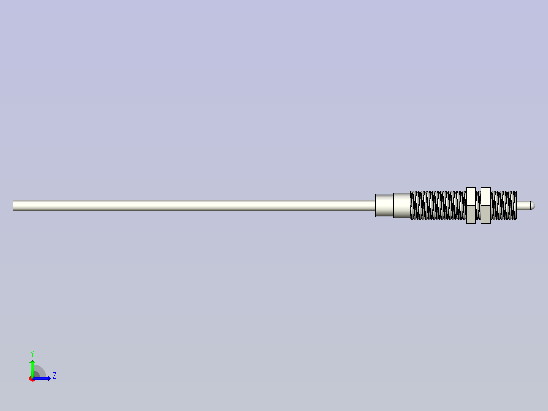 深浦接触式传感器 MT-SD008左视图