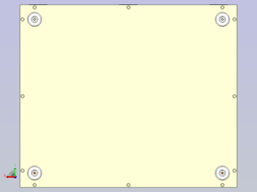 LED按键测试设备3D模型后视缩略图