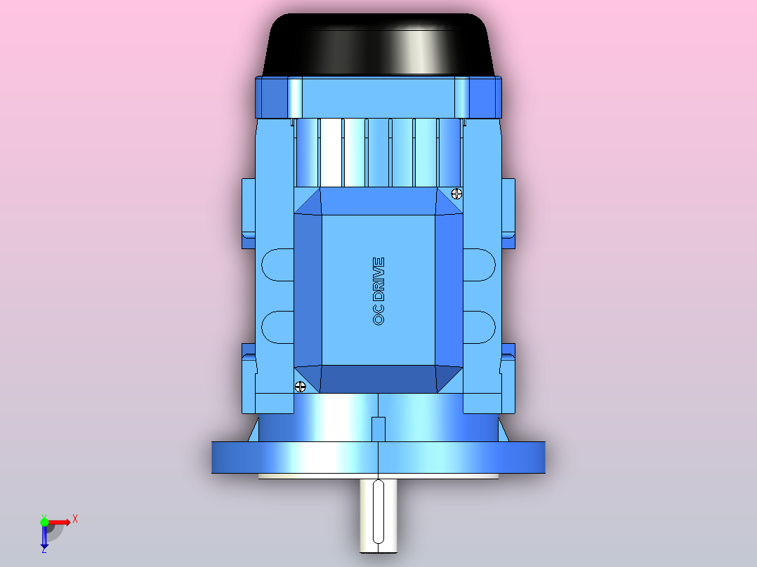 IM B35 H80-180(YE2、YE3)通用电机[YE3-100L1-4-B35]俯视图