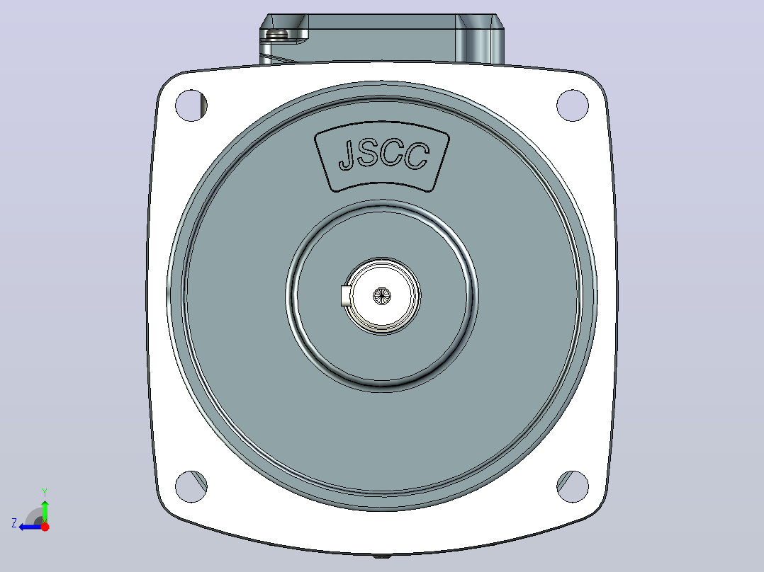JSCC变频减速电机 f250v01-L右视图