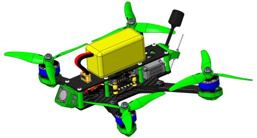 5英无人机FPV “deadcat”机架V2缩略图