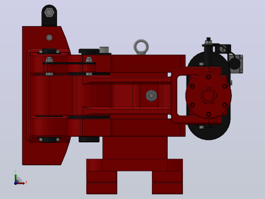 SBD-B安全制动器_SBD80-B-1000×30ⅠRL.WL.CL前视缩略图