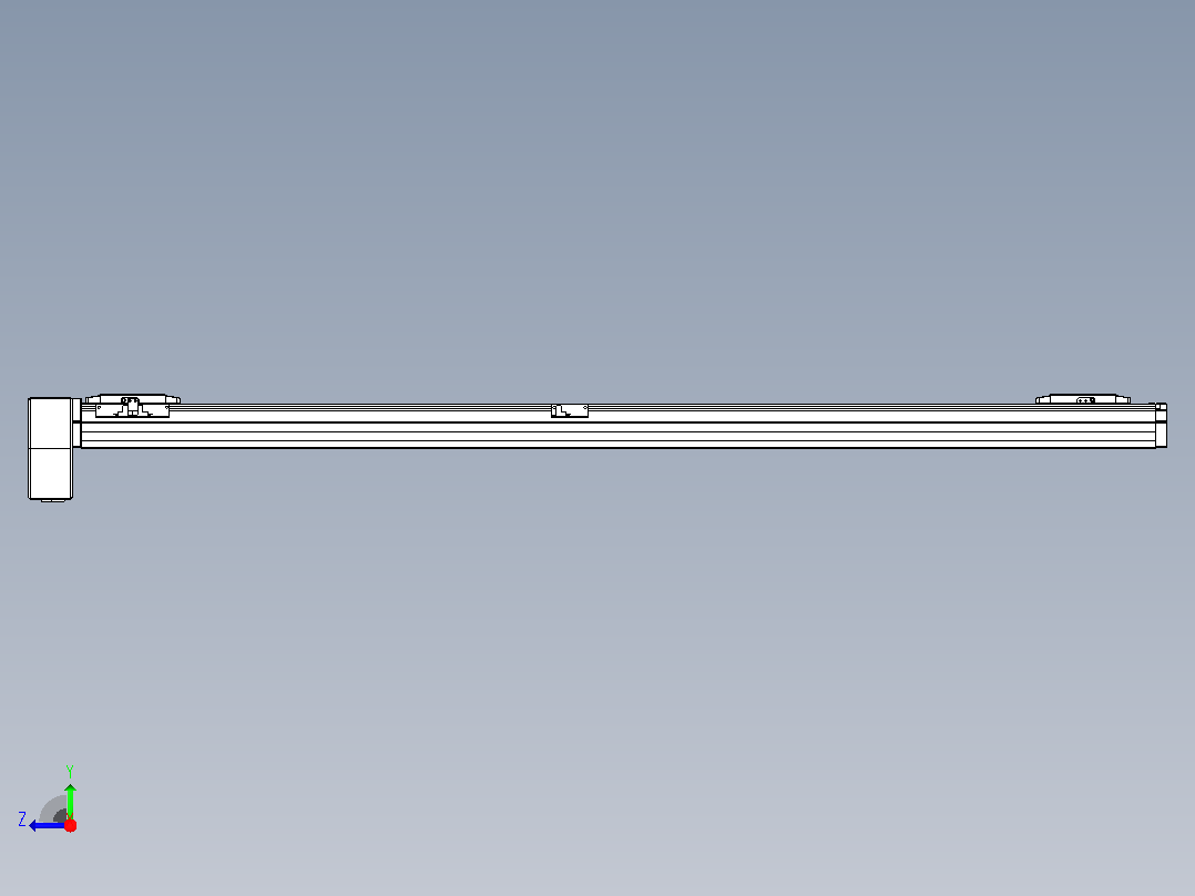 皮带直线轴双滑块型TPA-GCBS-80-P60-L600-RP-M20-N3右视图