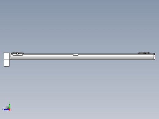 皮带直线轴双滑块型TPA-GCBS-80-P60-L600-RP-M20-N3右视缩略图