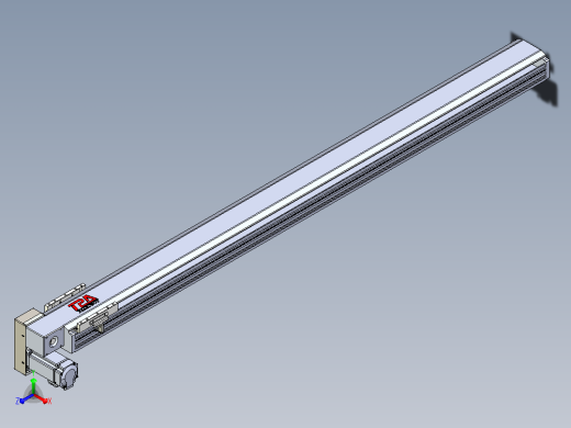 皮带直线轴半封闭可选导轨TPA-HNB-120D-110-L1400-LP-Y-P40-N3主视缩略图