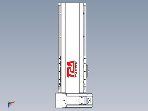 皮带直线轴半封闭可选导轨TPA-HNB-120D-110-L150-LU-C-P40-N3俯视缩略图