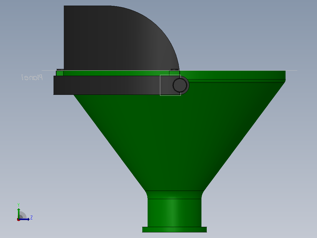转移机器左视图