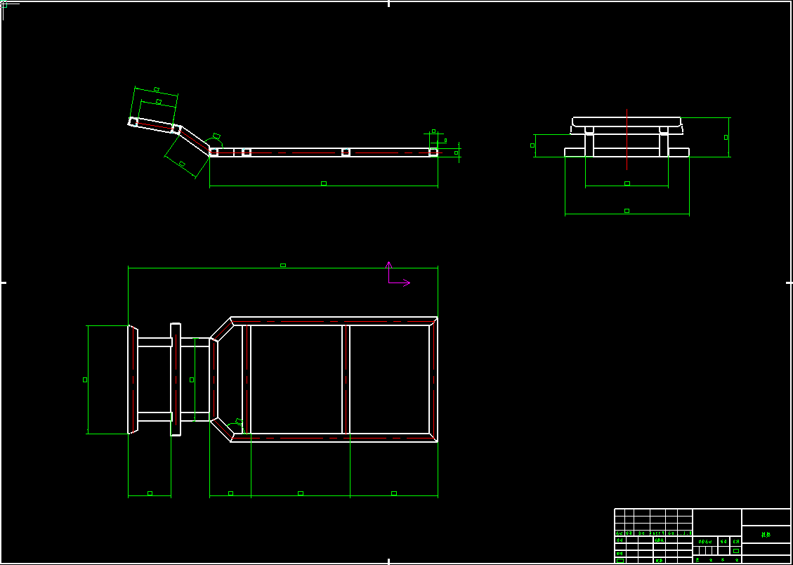 便携式折叠代步车CAD+说明书