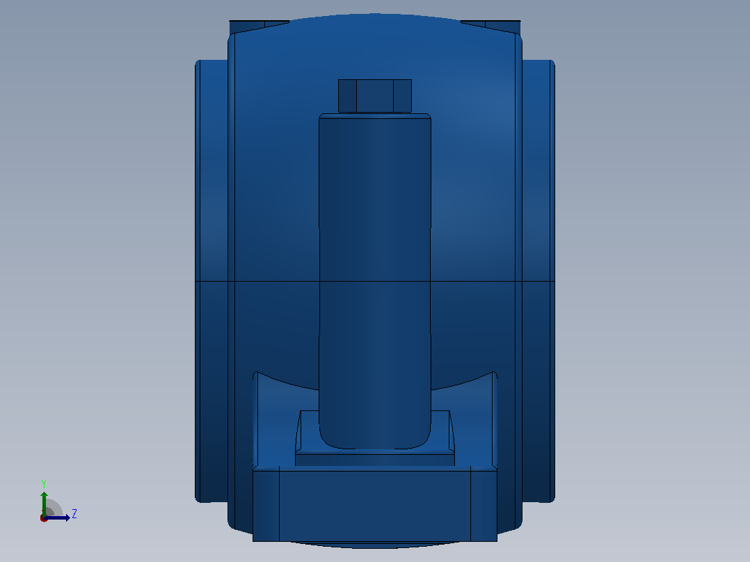 SN500系列[SN532-SSN532]轴承左视图