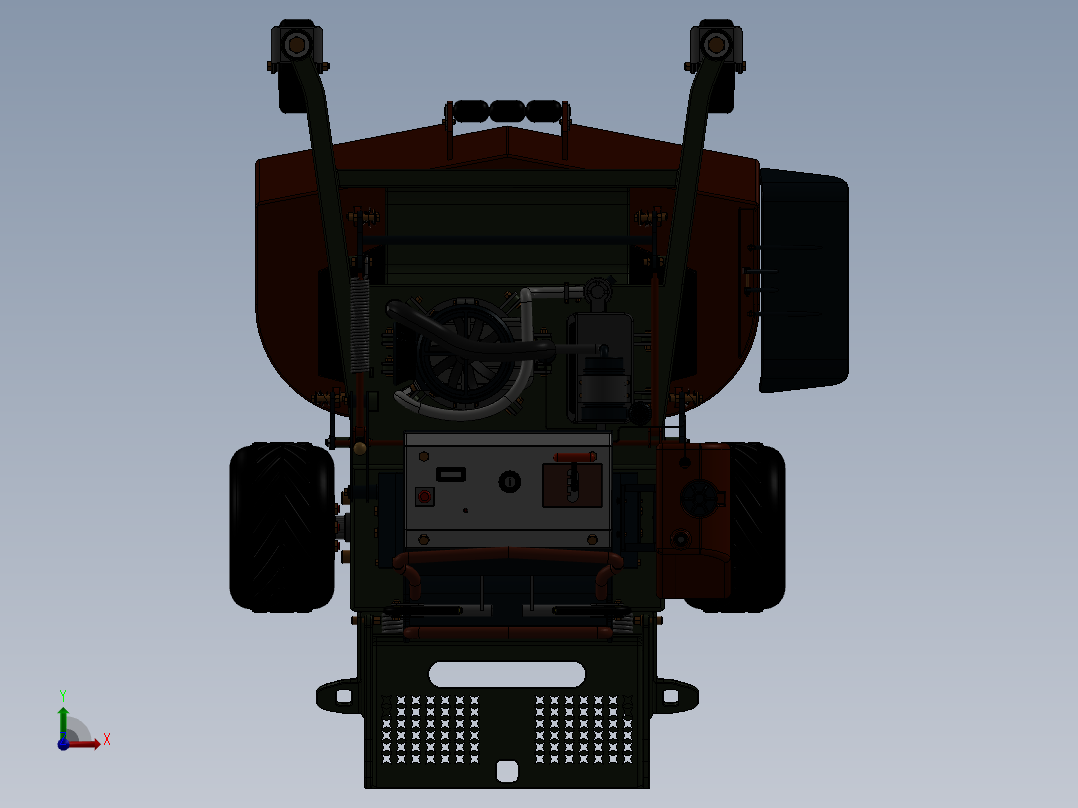 割草机剪草机SW2016前视图