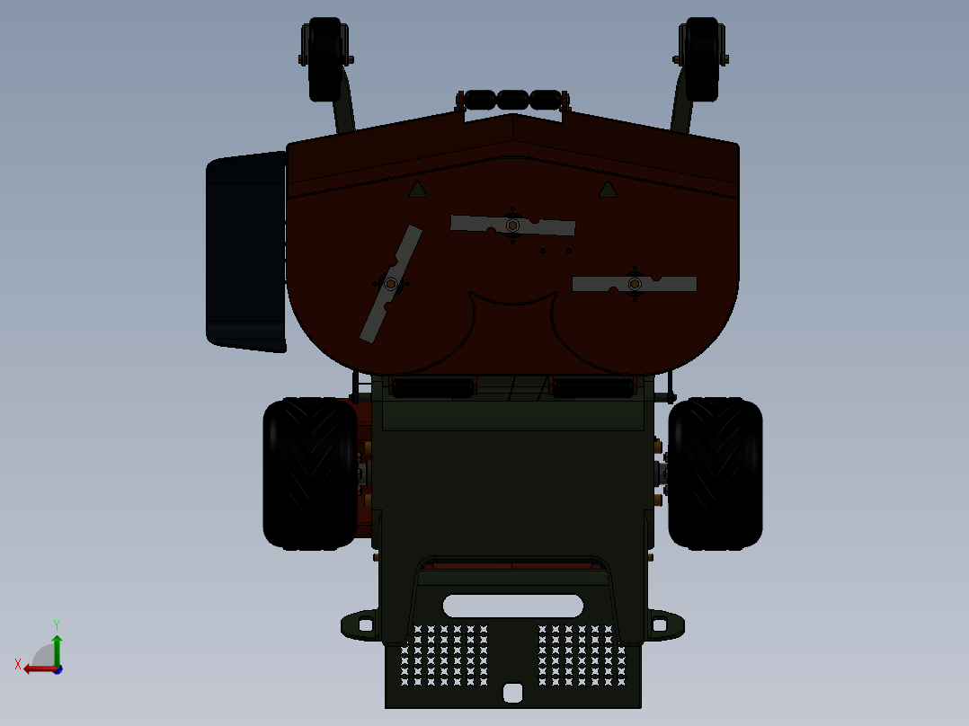 割草机剪草机SW2016后视图