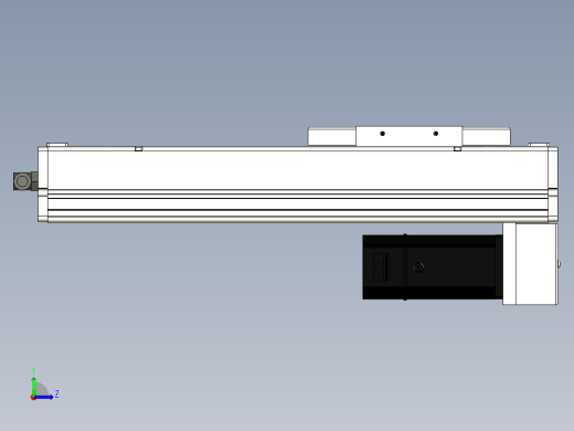 Toyo东佑达直线模组-ECH14-200-BM-200W+煞車左视缩略图