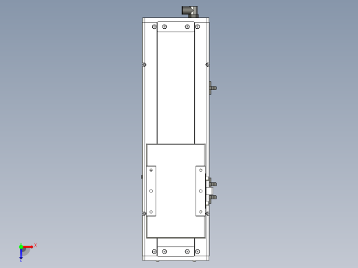 Toyo东佑达直线模组-ECH14-200-BM-200W+煞車俯视缩略图
