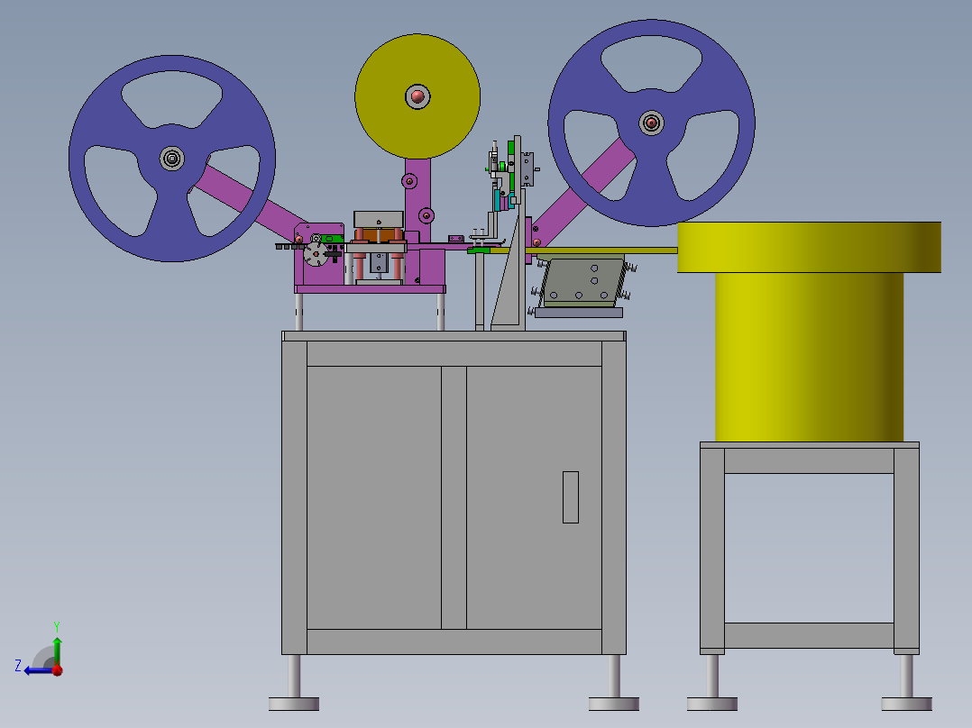 轻触开关包装机PPU、高速型开关编带包装机 凸轮机构
