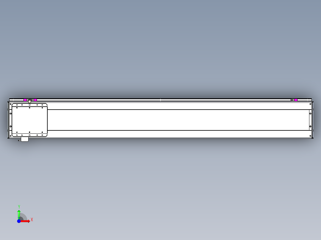 威洛博LC系列3d模型模组LC22H2Y-S1550前视图