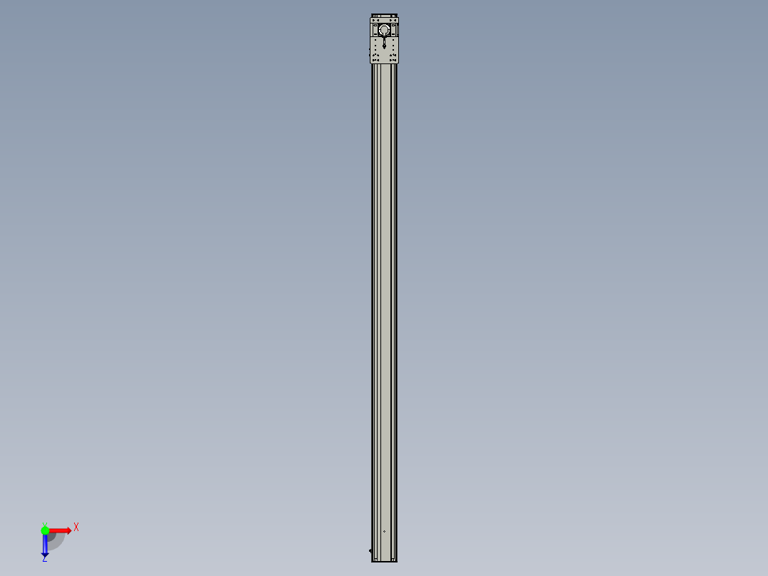 东锦齿条传动DH175G-L167-S3300-BU-减速机+750W俯视图