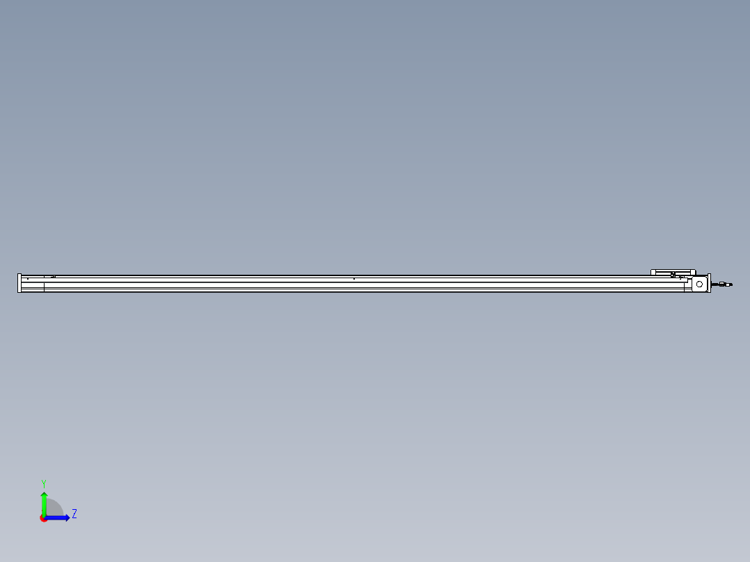 威洛博LB.GB同步带传动--欧规系列LB6A-L130-S2250-BL左视图