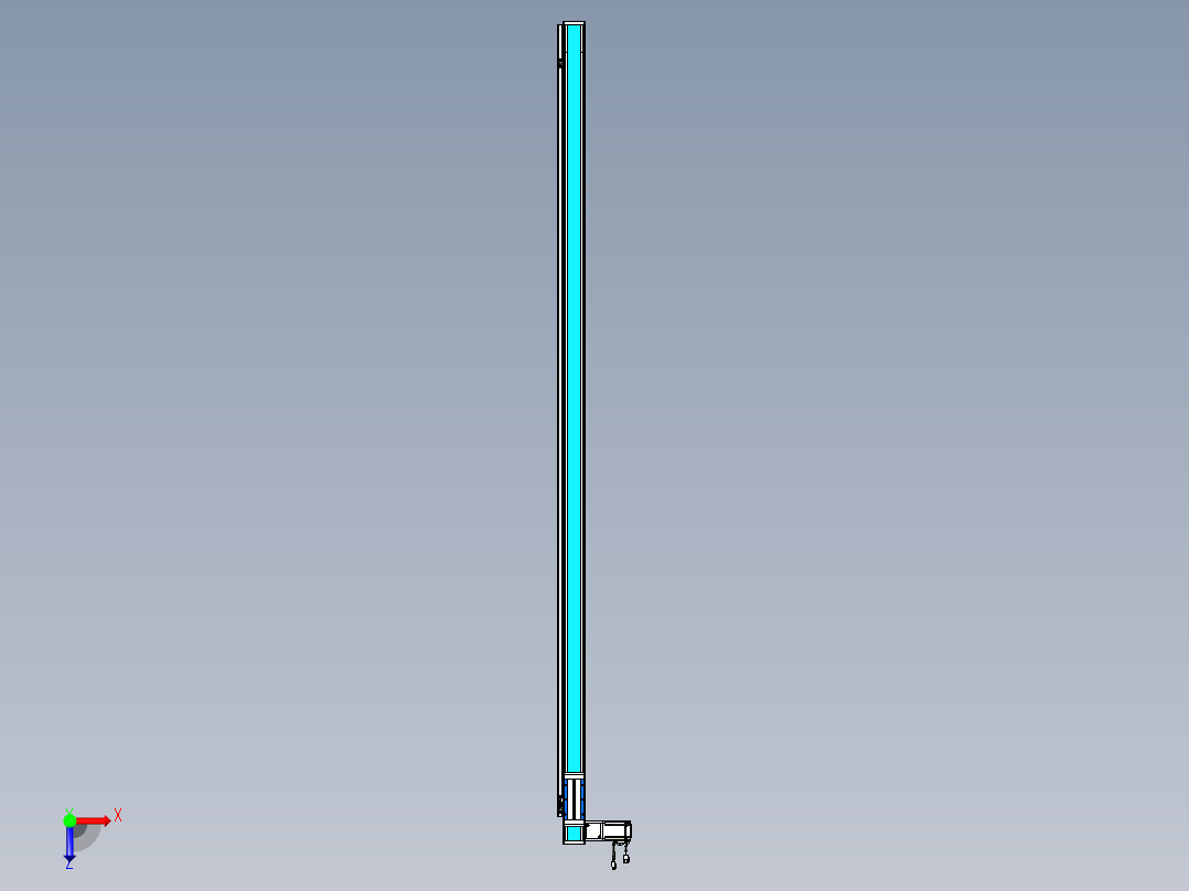 威洛博LB.GB同步带传动--欧规系列LB6A-L130-S2250-BL俯视图