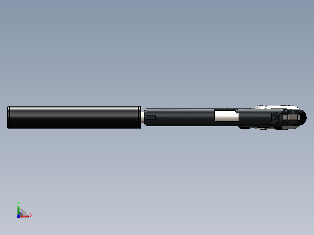 消音器10前视图