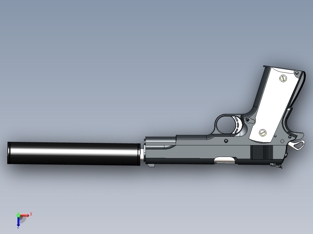 消音器10俯视图