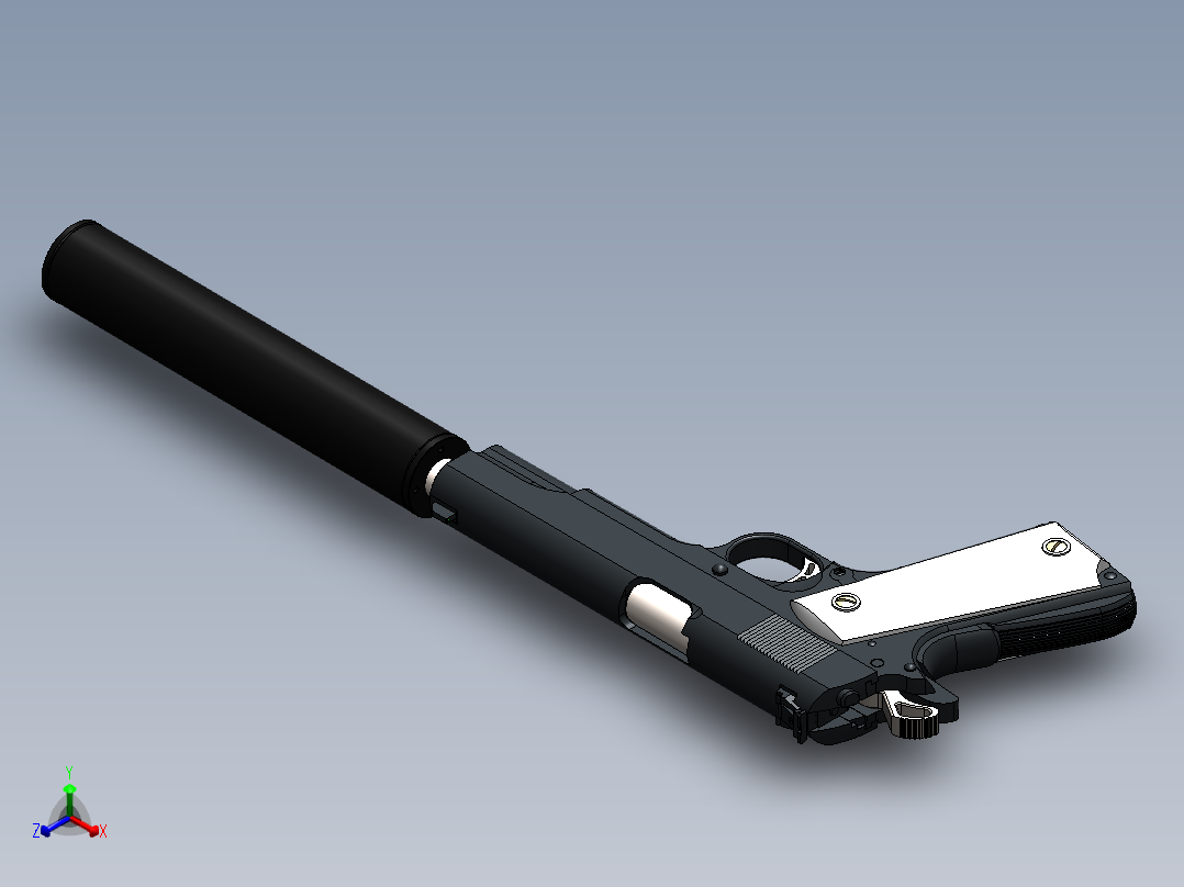 消音器10正等轴测图