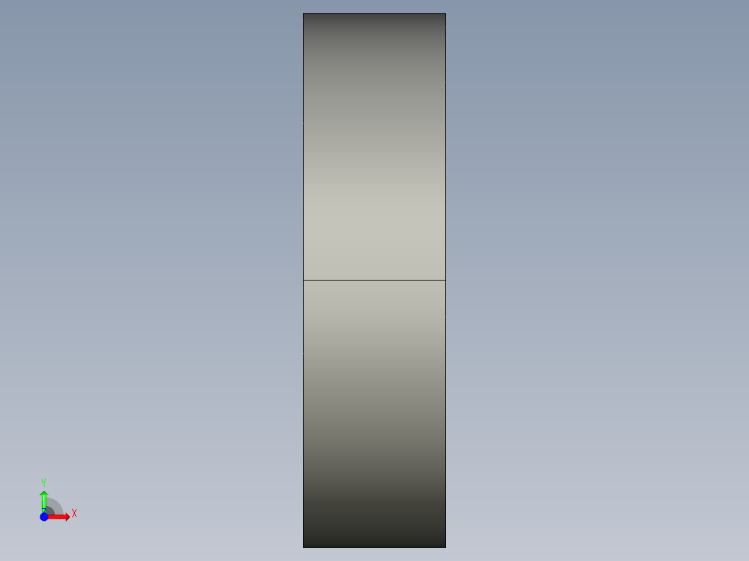 基恩士PZ2-51_bracket2_kc图纸模型前视图