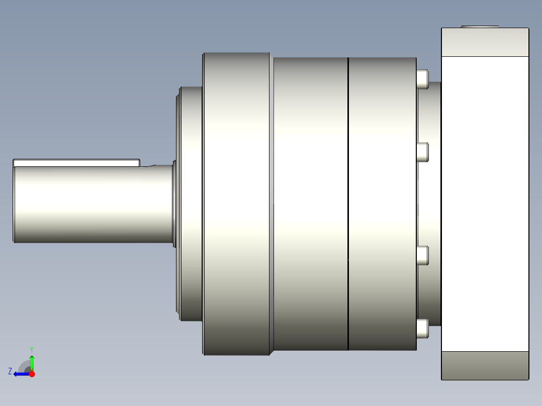 多摩川行星减速机TL-155-L1-35KA35(45度)右视图