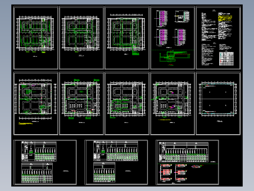 农村私人酿酒厂厂房电气施工CAD