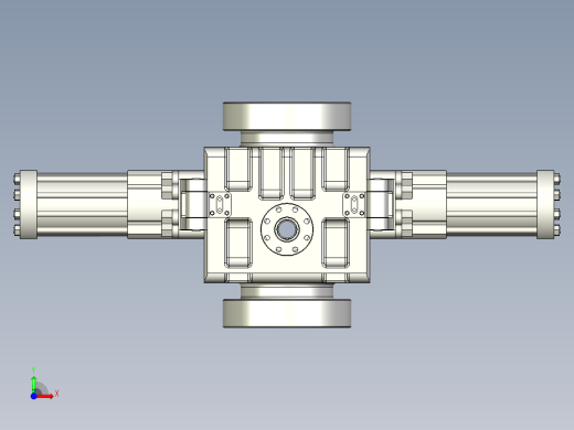 单闸板液压防喷器设计含UG三维+CAD+说明书前视缩略图